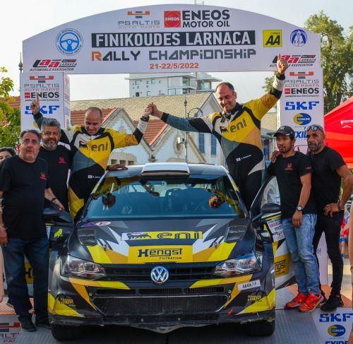 Double victory for Petrolina Racing Team at Finikoudes Rally 2022