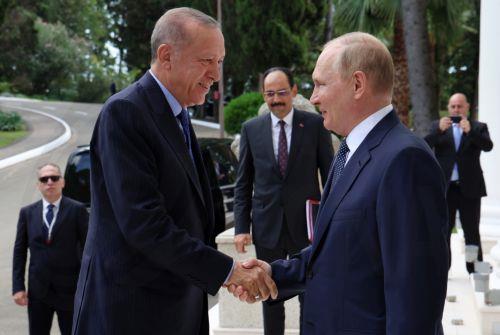 Συνάντηση Πούτιν-Ερντογάν στο Καζακστάν