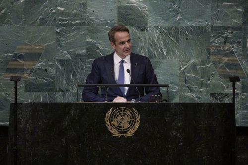 Greece strongly supports UN Secretary General’s efforts to resume negotiations on Cyprus Problem, Mitsotakis says at the UN Assembly
