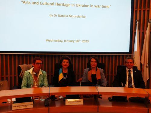 Η τέχνη στον πόλεμο και η καταστροφή της πολιτιστικής κληρονομιάς στην Ουκρανία σε εκδήλωση στη Λευκωσία