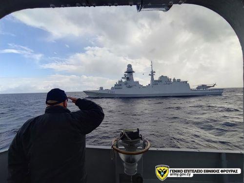 Cyprus and Italy carry out a small-scale maritime cooperation exercise