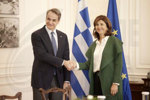 Την επόμενη άτυπη διευρυμένη για το Κυπριακό συζήτησαν Μητσοτάκης - Ολγκίν