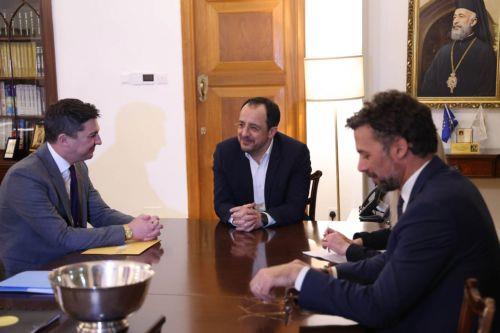 Cyprus President meets with US NSC Chief of Staff