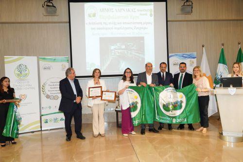 Βραβεύθηκε ως Πράσινη Πόλη της Κύπρου για το 2023 η Λάρνακα