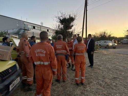 Σε αυξημένη ετοιμότητα η Πολιτική Άμυνα λόγω του κινδύνου πυρκαγιών