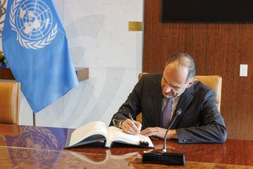 Αναγκαιότητα η ειρήνη στη Μ. Ανατολή είπε ο Γεραπετρίτης στο ΣΑ ΟΗΕ