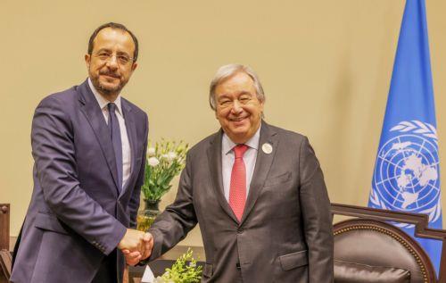 President tells UN chief he is ready for a meeting on Cyprus “anytime, anywhere”