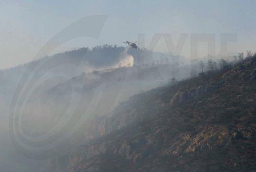 Υπό πλήρη έλεγχο η φωτιά στον Δελίκηπο αφού έκαψε 3 δεκάρια άγρια βλάστηση