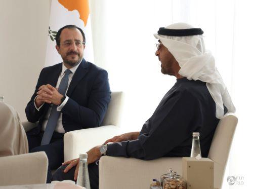 Leaders of Cyprus and UAE discuss energy, infrastructure and regional developments