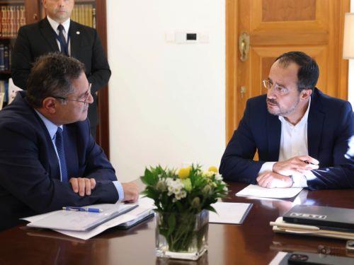 President and CBC Governor discuss Cypriot economy, interest rates