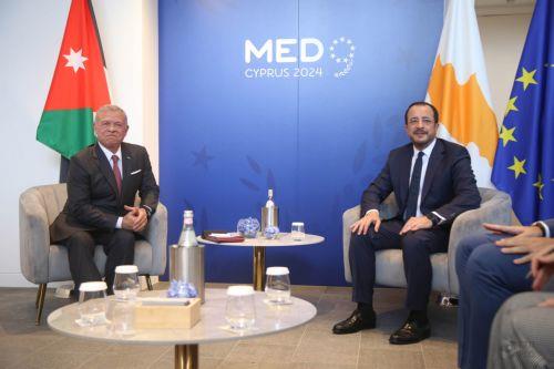 Cypriot President and King of Jordan discuss regional developments