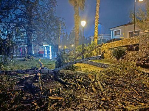 Σε 17 περιστατικά λόγω ισχυρών ανέμων ανταποκρίθηκε η Πυροσβεστική