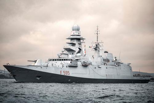 Italian Navy frigate Luigi Rizzo arrived in Limassol