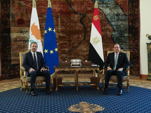 Cyprus-Egyptian Presidents discuss situation in Syria, energy, CNA learns