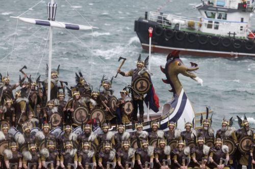 Αντίγραφο ισπανικής γαλέρας στον κόλπο της Μανίλα από το Museo del Galeon