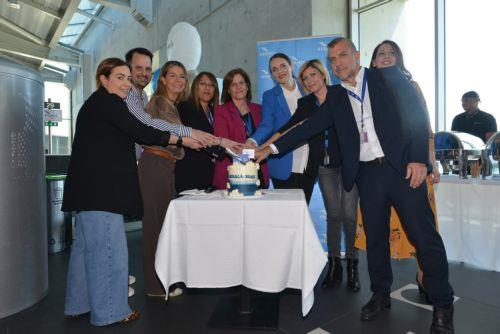 Την έναρξη νέας απευθείας πτήσης Λάρνακα–Ρώμη γιόρτασε η AEGEAN με Ηermes Airports