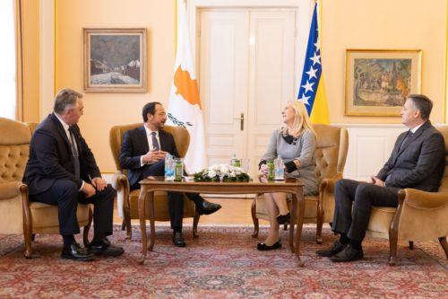 Σθεναρή στήριξη στην ευρωπαϊκή προοπτική της Βοσνίας-Ερζεγοβίνης εξέφρασε ο ΠτΔ