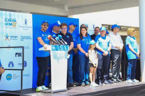 President sends strong message about prostate cancer prevention at Blue Route walk