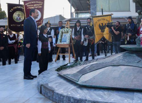 Την απόφαση ανέγερσης μνημείου Γενοκτονίας του Πόντου στο Παραλίμνι ανακοίνωσε ο ΠτΔ