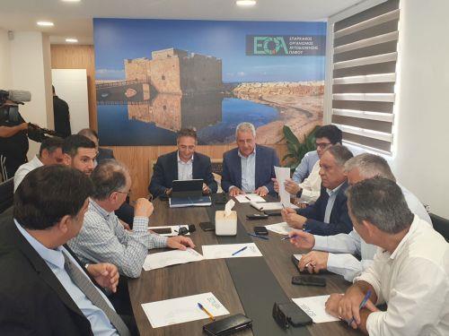 Διασφαλίζεται η απρόσκοπτη ροή νερού στην Πάφο, λέει ο ΓΔ του Υπ.Γεωργίας μετά από σύσκεψη