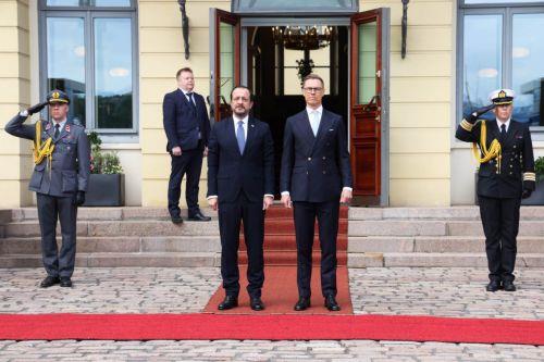 Presidents of Cyprus and Finland  discuss Cyprus EU Presidency, Middle East, Cyprus issue