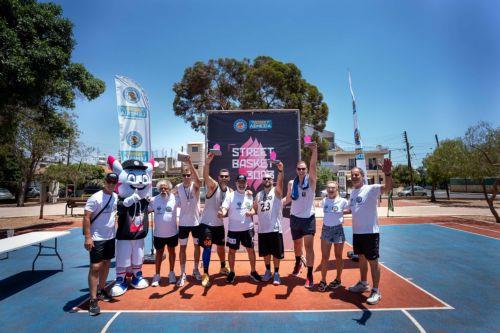 Καλαθοσφαιρική ατμόσφαιρα EuroBasket στο τουρνουά Street Basket 3on3 στο Ζακάκι
