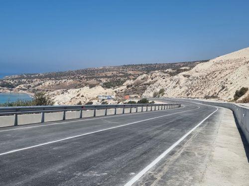 Ολοκληρώθηκε το έργο σταθεροποίησης τμήματος δρόμου παρά την Πέτρα του Ρωμιού