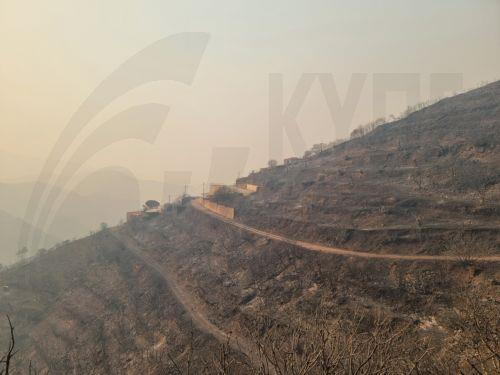 Βελτιωμένη η εικόνα σε σχέση με πυρκαγιά στη Σίβηρη της Χαλκιδικής