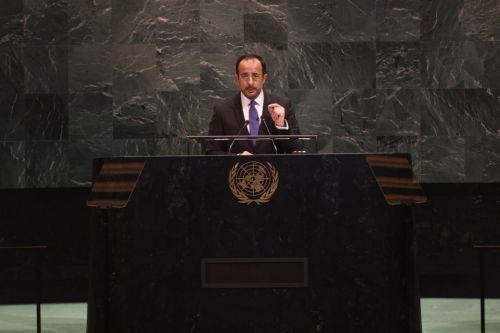 «Η Κύπρος στο μονοπάτι της ευθύνης», διεμήνυσε ο Πρόεδρος Χριστοδουλίδης από τη ΓΣ του ΟΗΕ