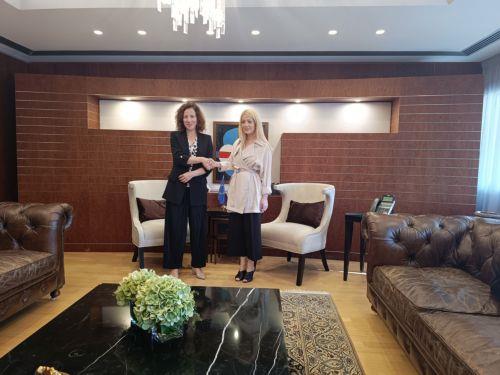 Την ανάγκη αναβάθμισης της τεχνικής επαγγελματικής εκπαίδευσης επεσήμανε η ΠτΒ στη συνάντηση με Μινζάτου