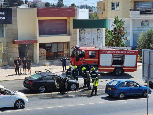 Κινητοποίηση ΠΥ για φωτιά σε εν κινήσει όχημα στην Πάφο, πρόλαβαν να εξέλθουν οι επιβαίνοντες