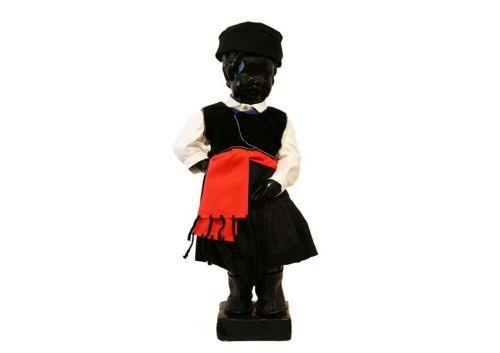 Manneken Pis dressed in traditional costume for Cyprus Independence Day