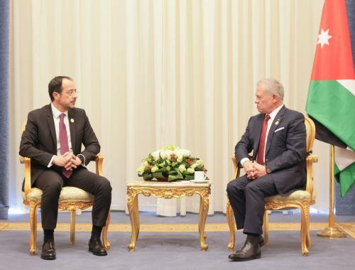 Συνάντηση ΠτΔ-Βασιλιά Ιορδανίας στο Σαρμ ελ Σέιχ
