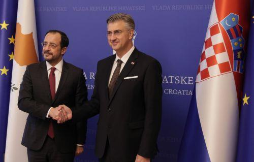 Πλένκοβιτς: Κροατία και Κύπρος συμφωνούν σε όλα τα ζητήματα εξωτερικής πολιτικής