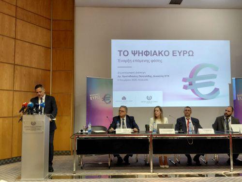 Επιτακτική η υιοθέτηση του ψηφιακού ευρώ, λέει ο Διοικητής ΚΤΚ σε παρουσίαση για τη μετάβαση