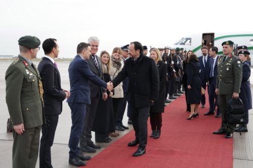 Στο Βερολίνο για συνάντηση με Καγκελάριο Μερτς ο Πρόεδρος Χριστοδουλίδης