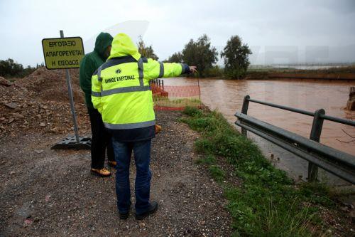 Υπερχείλιση ποταμών στη Θεσσαλία, λόγω της κακοκαιρίας Byron στην Ελλάδα