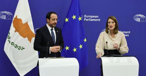 Europe is in “the best of hands” Metsola says of Cyprus Council Presidency