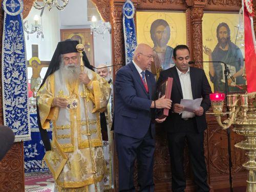 Τον Πανίκο Ηροδότου τίμησε ο Δήμος Ακάμα παρουσία του Αρχιεπισκόπου Κύπρου