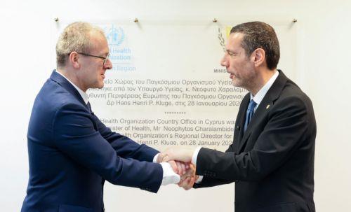 Health Minister and Regional Director for Europe inaugurate WHO office in Cyprus