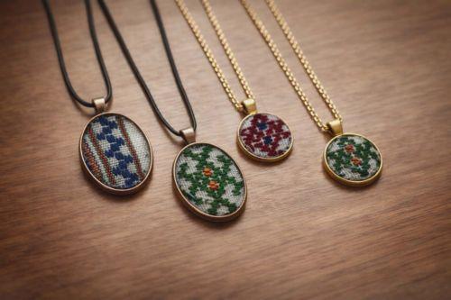 Lise öğrencilerinden geleneksel Kıbrıs dokumasından moda ürünler