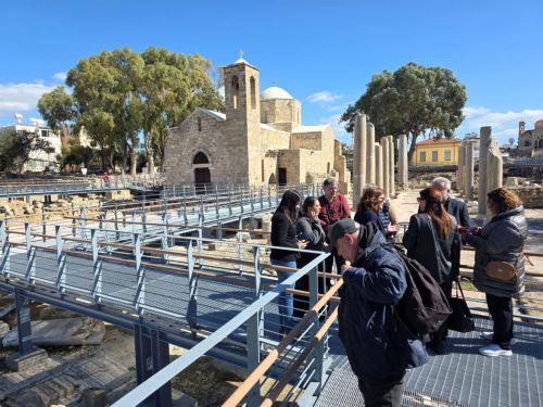 Kültür Müsteşarı, Chrisopolitissa arkeoloji alanındaki çalışmaları denetledi