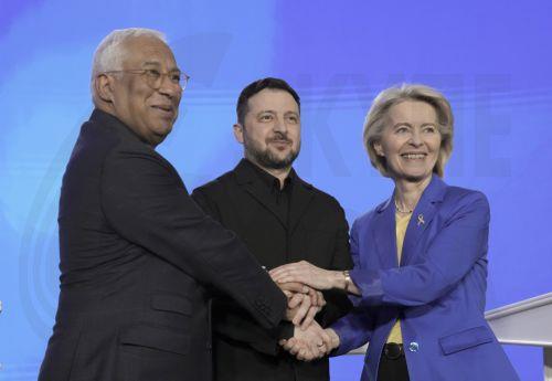 Zelenskyy and EU leaders discuss in Nicosia acceleration of Ukraine’s accession path
