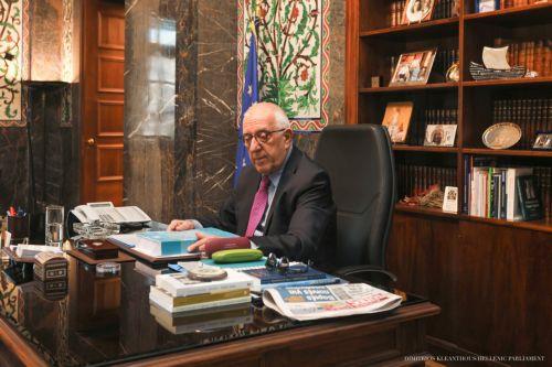 Στην Κύπρο για επαφές την Παρασκευή ο Πρόεδρος της Βουλής των Ελλήνων