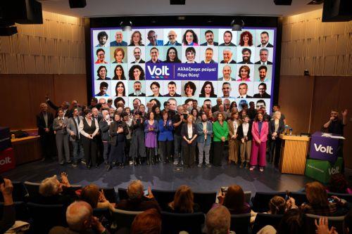 To Volt παρουσίασε τους υποψήφιούς του στις βουλευτικές εκλογές