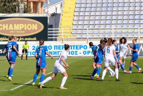 Ισόπαλο το φιλικό της Εθνικής Γυναικών με τα Νησιά Φερόε