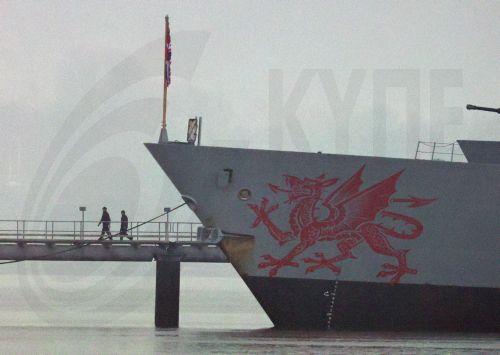 Στην Κύπρο έφτασε το βρετανικό αντιτορπιλικό «Ντράγκον» (2)