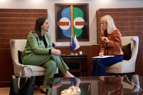 Τρόπους ενδυνάμωσης συνεργασίας συζήτησαν Α. Δημητρίου - Θ. Πιερίδου