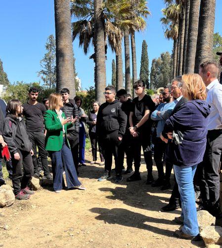 Εργαστήρι ξηρολιθικής δόμησης με μαθητές στο Προεδρικό από Γρ. Επ. Περιβάλλοντος
