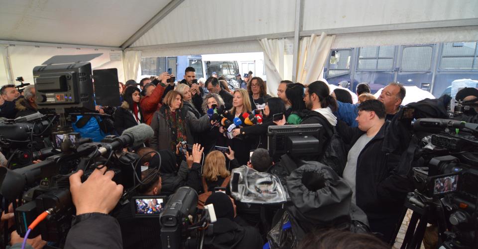 Ένταση και στη δεύτερη μέρα της δίκης των Τεμπών